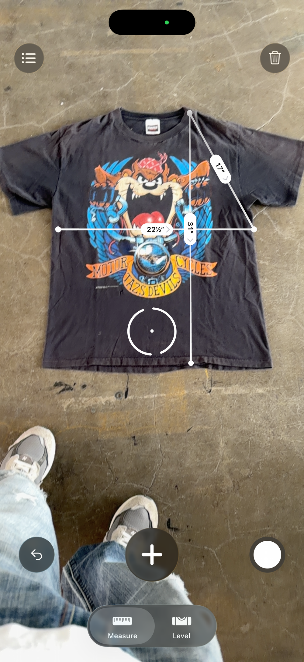 Vintage Taz Biker tee