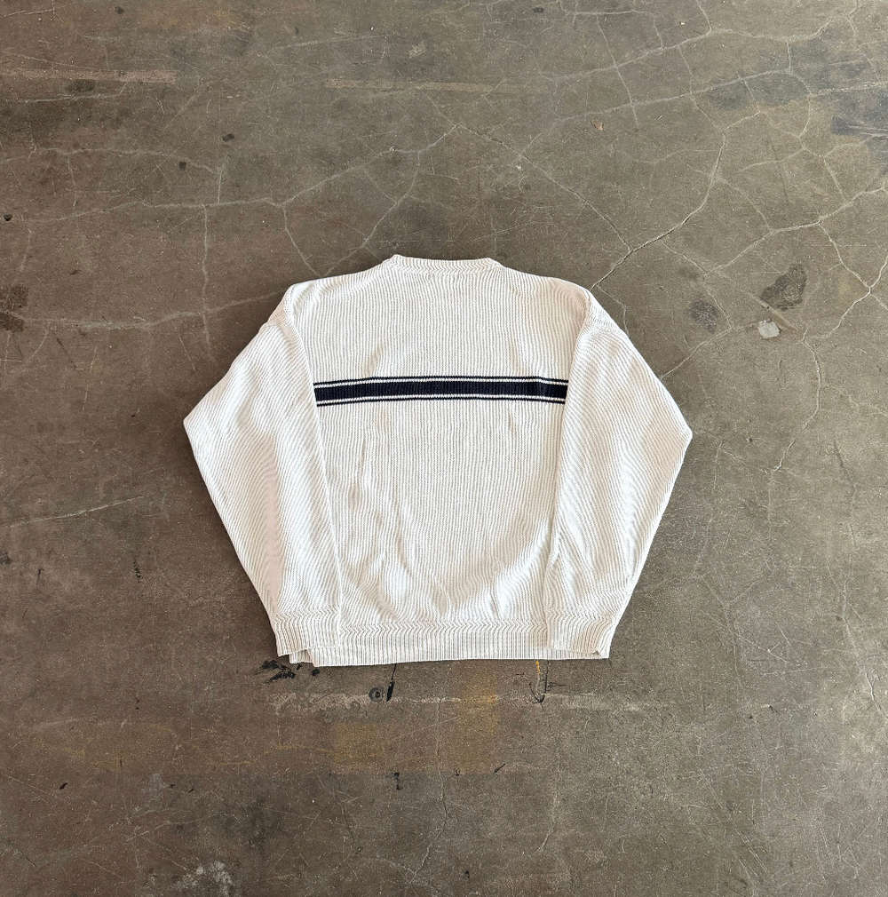 Vintage Nautica striped crew neck
